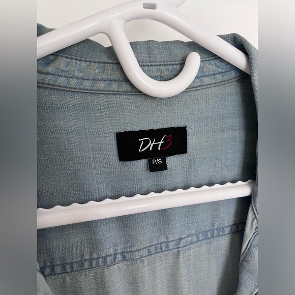 Soft Denim Button Down Shirt - Picture 3 of 4